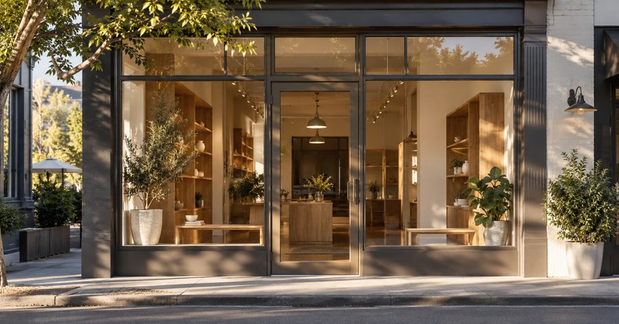 Retail premises, illustrating commercial leasing.